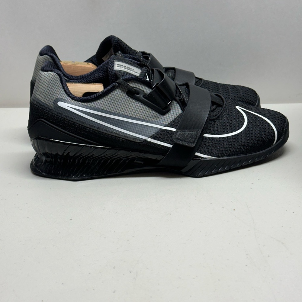 Nike Romaleos 4 Weightlifting Shoes Black/White CD3463-010 Mens Size 14 No Box